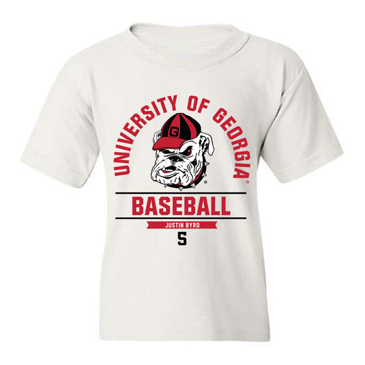 Georgia - NCAA Baseball : Justin Byrd - Classic Fashion Shersey Youth T-Shirt-0