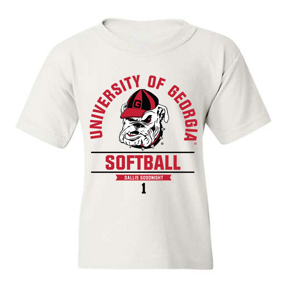 Georgia - NCAA Softball : Dallis Goodnight - Classic Fashion Shersey Youth T-Shirt-0