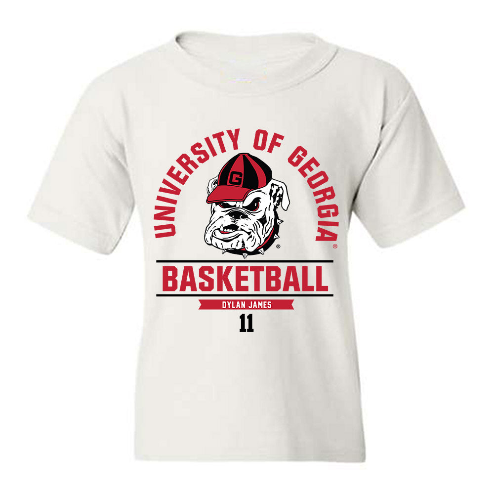 Georgia - NCAA Men's Basketball : dylan james - Classic Fashion Shersey Youth T-Shirt-0