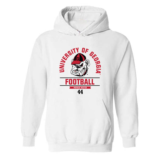 Georgia - NCAA Football : Patrick Hester - Classic Fashion Shersey Hooded Sweatshirt-0