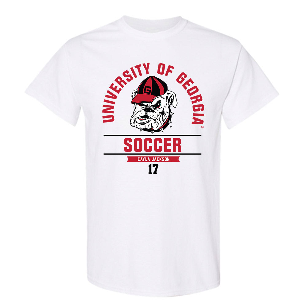 Georgia - NCAA Women's Soccer : Cayla Jackson - Classic Fashion Shersey T-Shirt-0