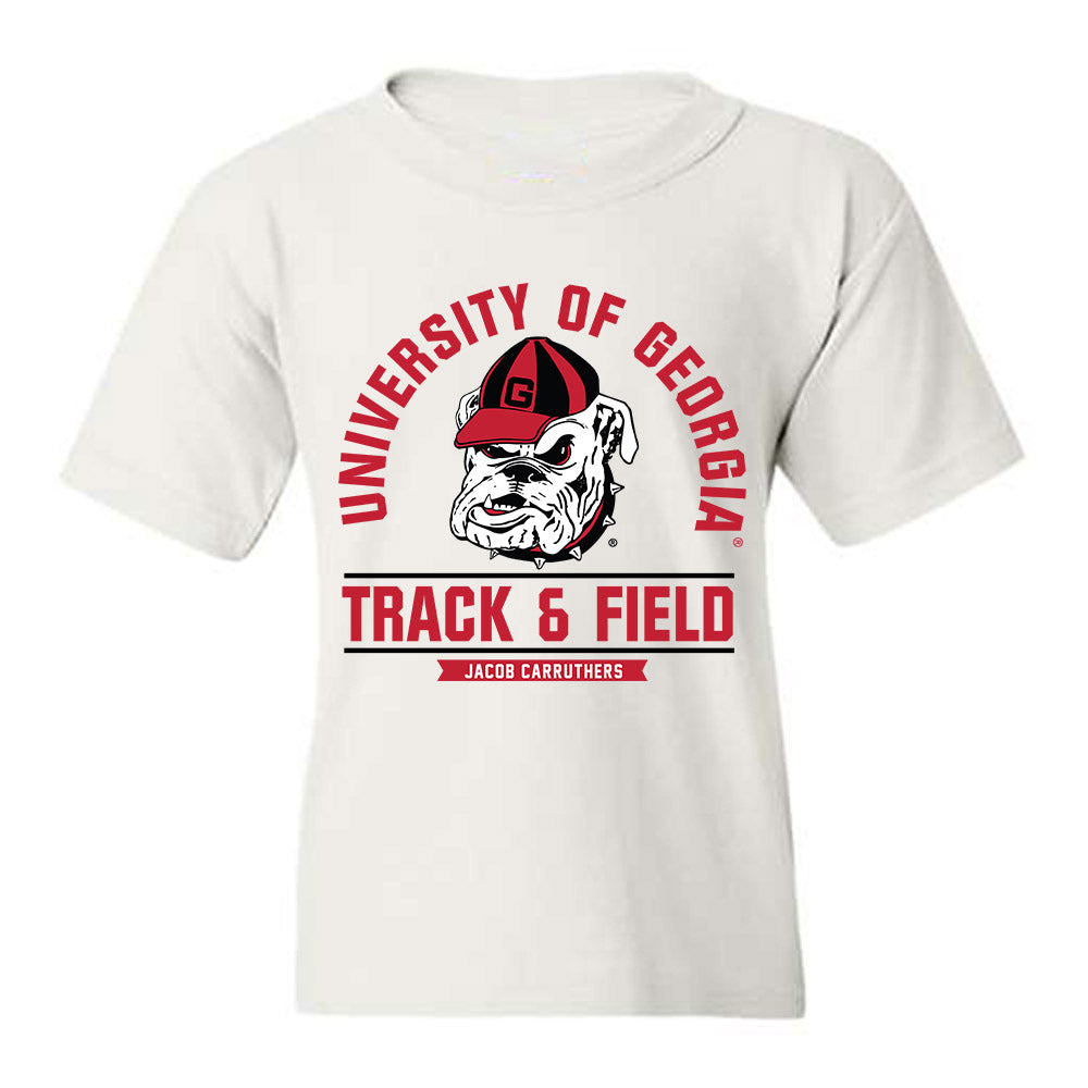 Georgia - NCAA Men's Track & Field : Jacob Carruthers - Classic Fashion Shersey Youth T-Shirt-0