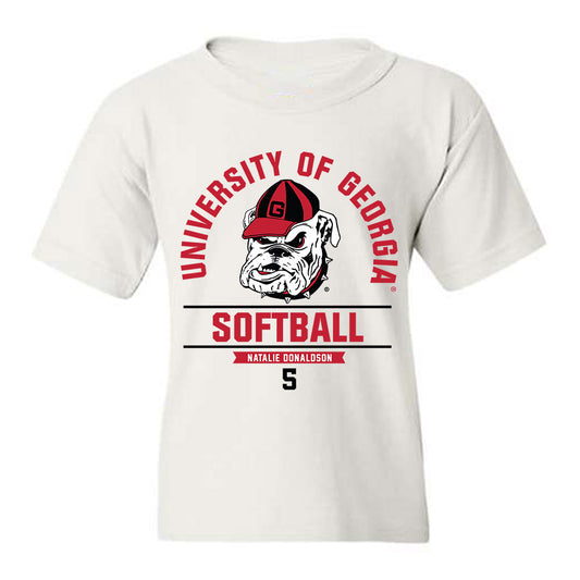 Georgia - NCAA Softball : Natalie Donaldson - Classic Fashion Shersey Youth T-Shirt-0