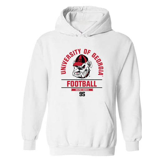 Georgia - NCAA Football : Nnamdi Ogboko - Classic Fashion Shersey Hooded Sweatshirt-0