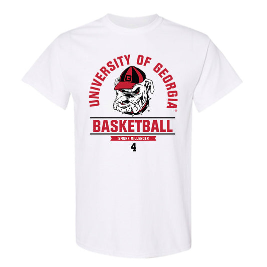 Georgia - NCAA Men's Basketball : Smurf Millender - Classic Fashion Shersey T-Shirt-0
