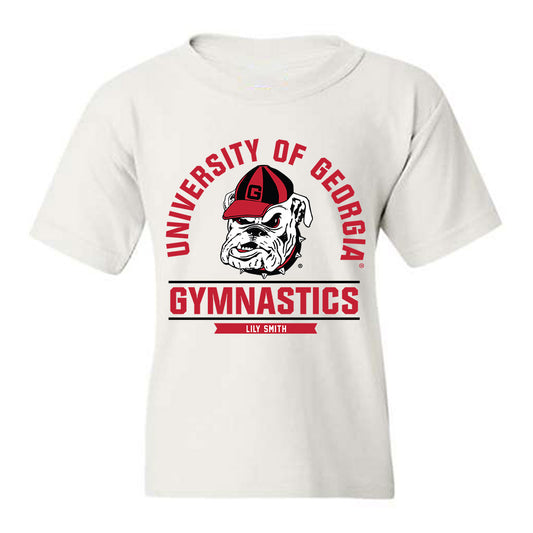 Georgia - NCAA Women's Gymnastics : Lily Smith - Classic Fashion Shersey Youth T-Shirt-0