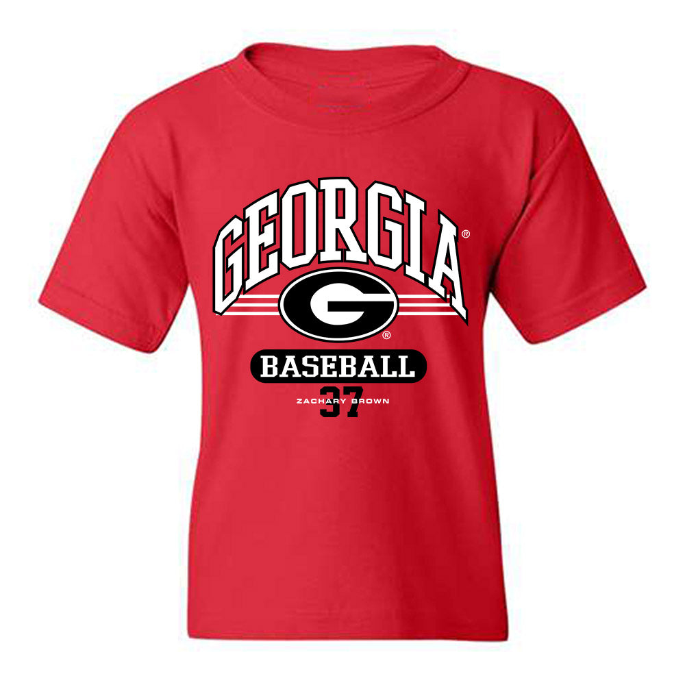 Georgia - NCAA Baseball : Zachary Brown - Classic Fashion Shersey Youth T-Shirt-0