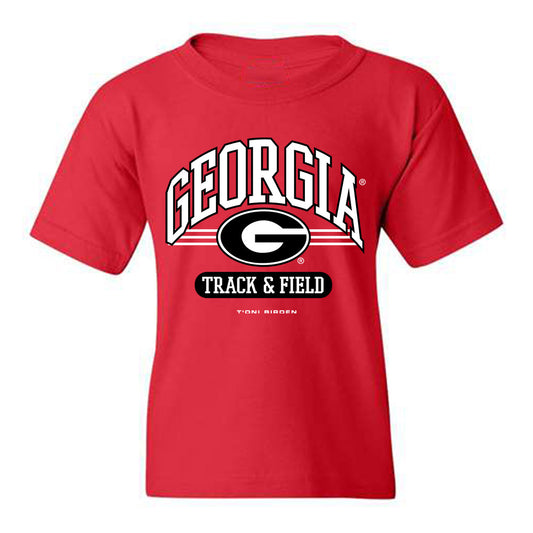 Georgia - NCAA Women's Track & Field : T'oni Birden - Classic Fashion Shersey Youth T-Shirt