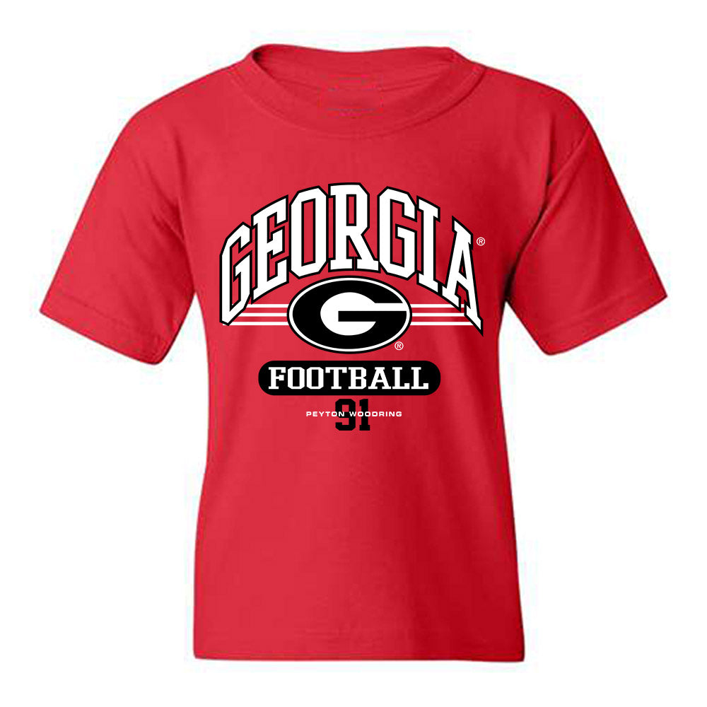 Georgia - NCAA Football : Peyton Woodring - Classic Fashion Shersey Youth T-Shirt-0