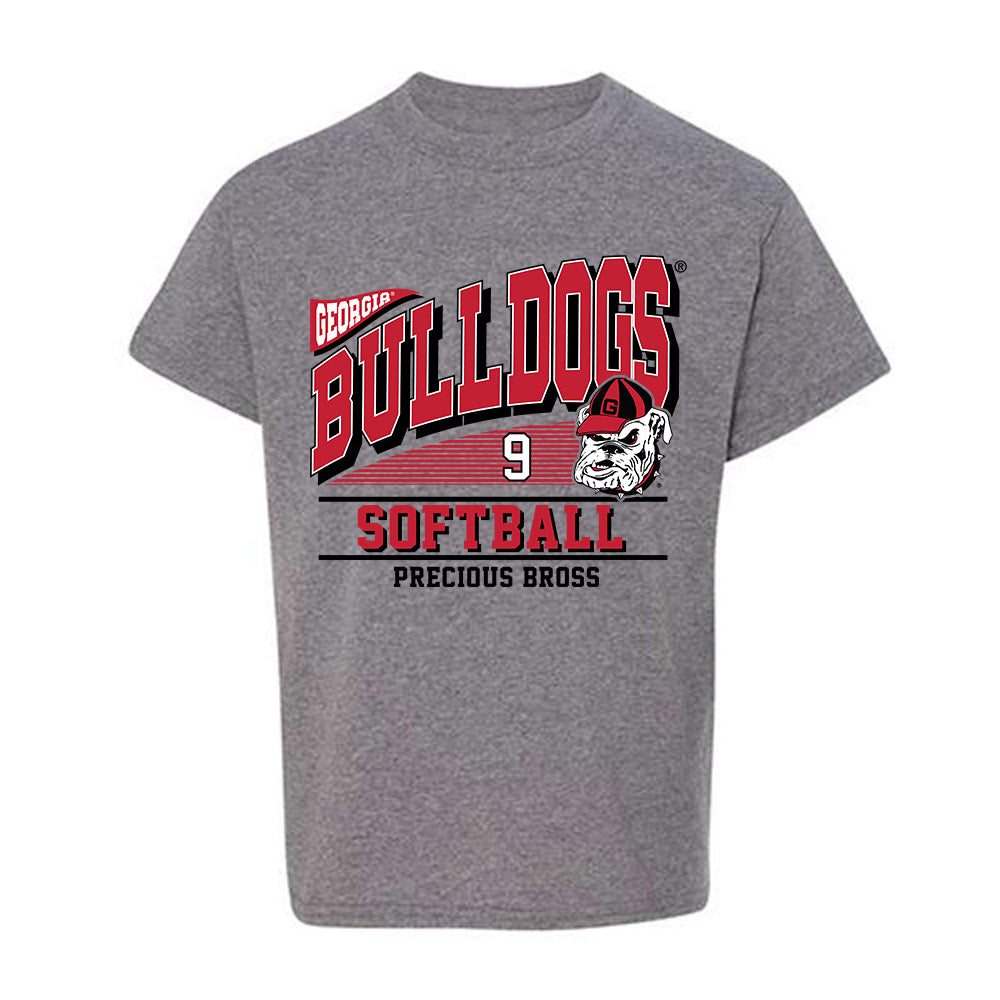 Georgia - NCAA Softball : Precious Bross - Classic Fashion Shersey Youth T-Shirt-0