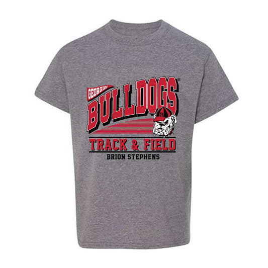 Georgia - NCAA Men's Track & Field : Brion Stephens - Classic Fashion Shersey Youth T-Shirt-0