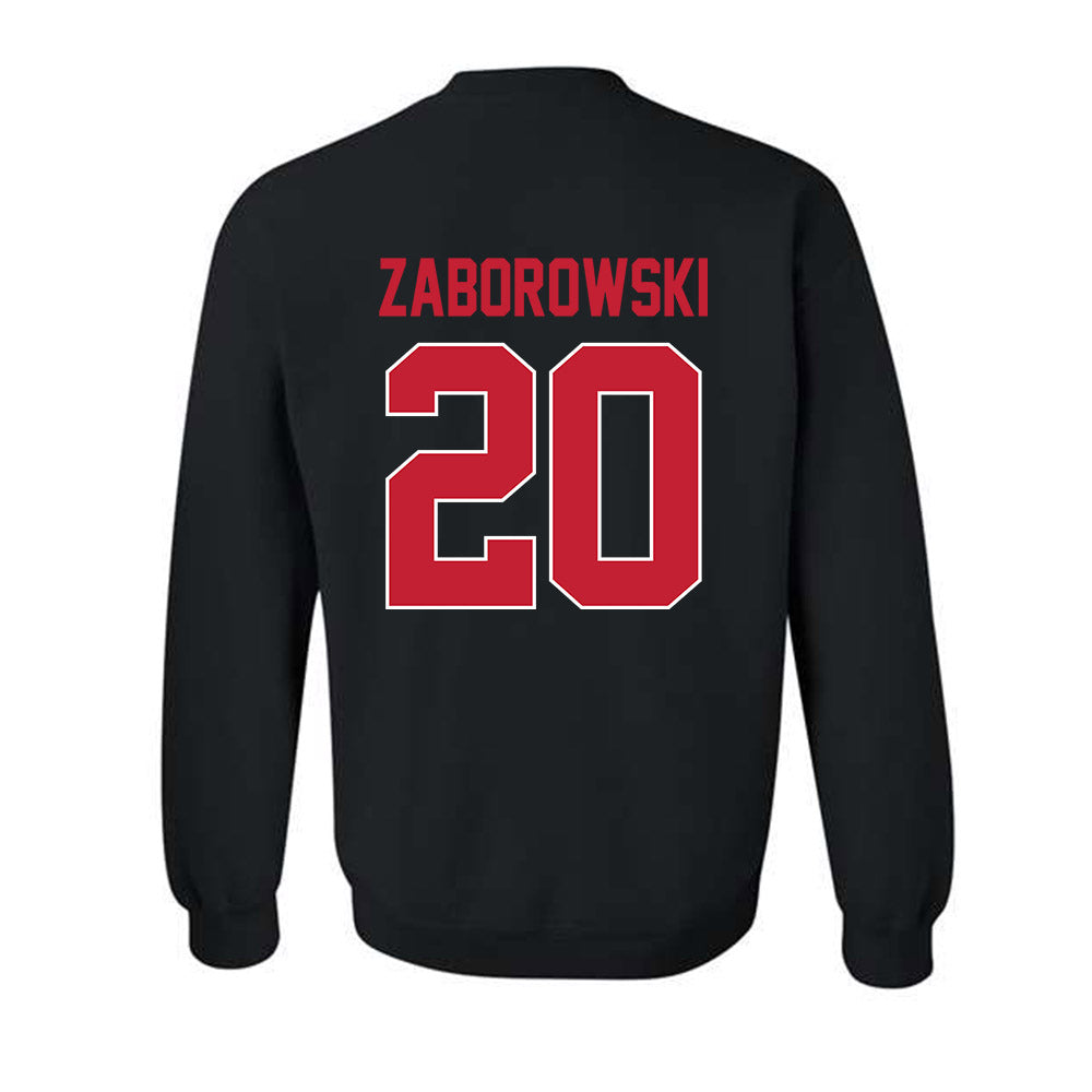 Georgia - NCAA Baseball : Ryland Zaborowski - Sports Shersey Crewneck Sweatshirt-1