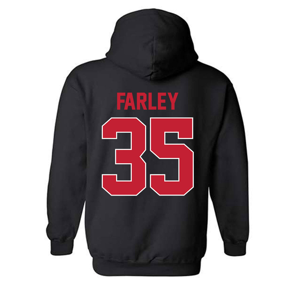 Georgia - NCAA Baseball : Paul Farley - Sports Shersey Hooded Sweatshirt-1