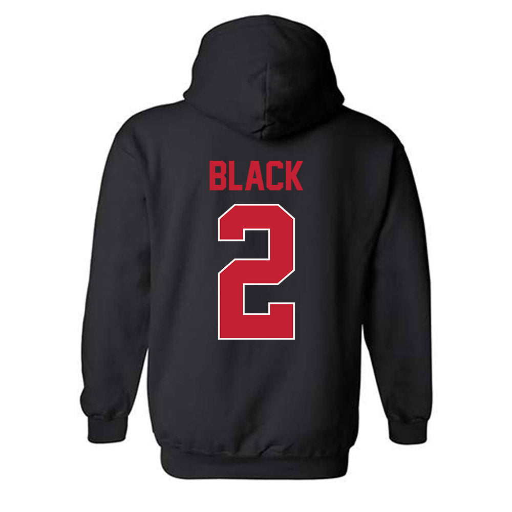 Georgia - NCAA Baseball : Ryan Black - Sports Shersey Hooded Sweatshirt-1