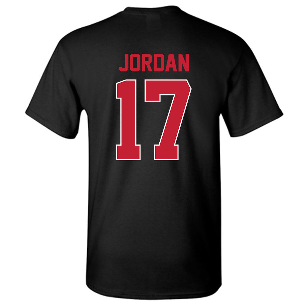 Georgia - NCAA Baseball : Logan Jordan - Sports Shersey T-Shirt-1