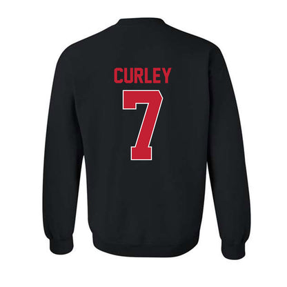 Georgia - NCAA Baseball : Brian Curley - Sports Shersey Crewneck Sweatshirt-1