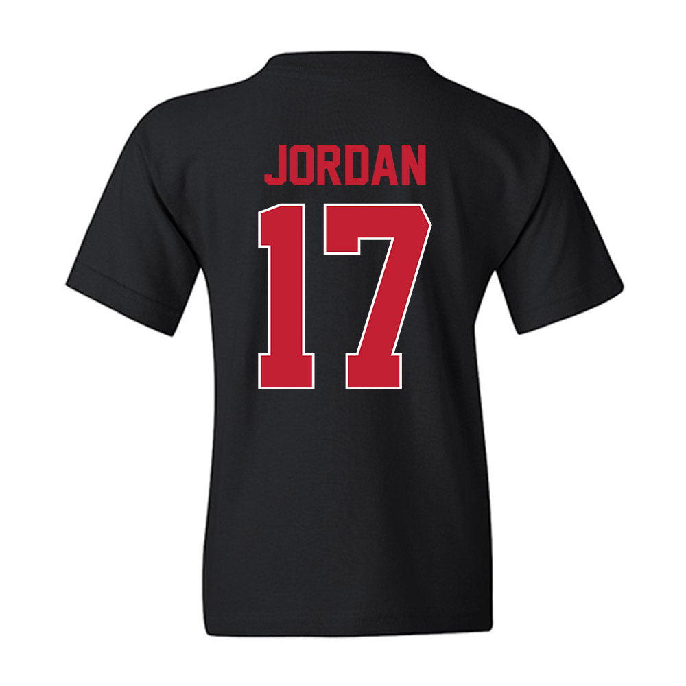 Georgia - NCAA Baseball : Logan Jordan - Sports Shersey Youth T-Shirt-1