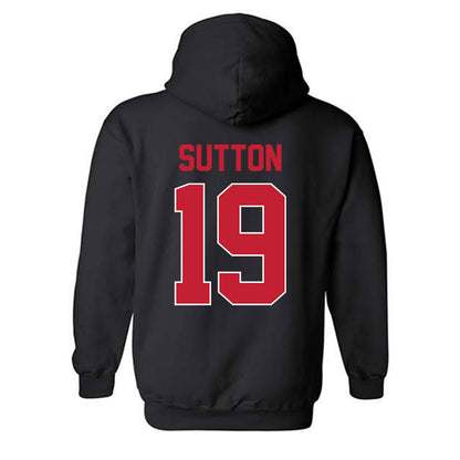 Georgia - NCAA Baseball : Ethan Sutton - Sports Shersey Hooded Sweatshirt-1