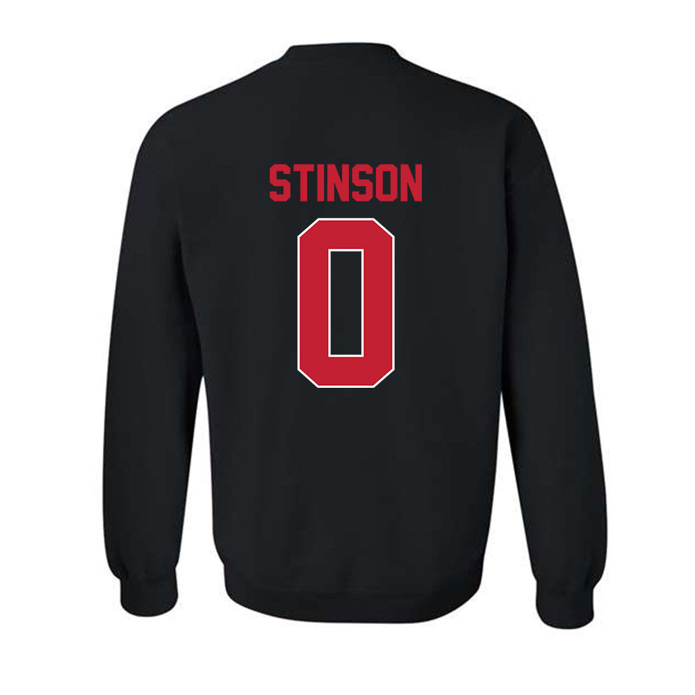 Georgia - NCAA Baseball : Josh Stinson - Sports Shersey Crewneck Sweatshirt-1