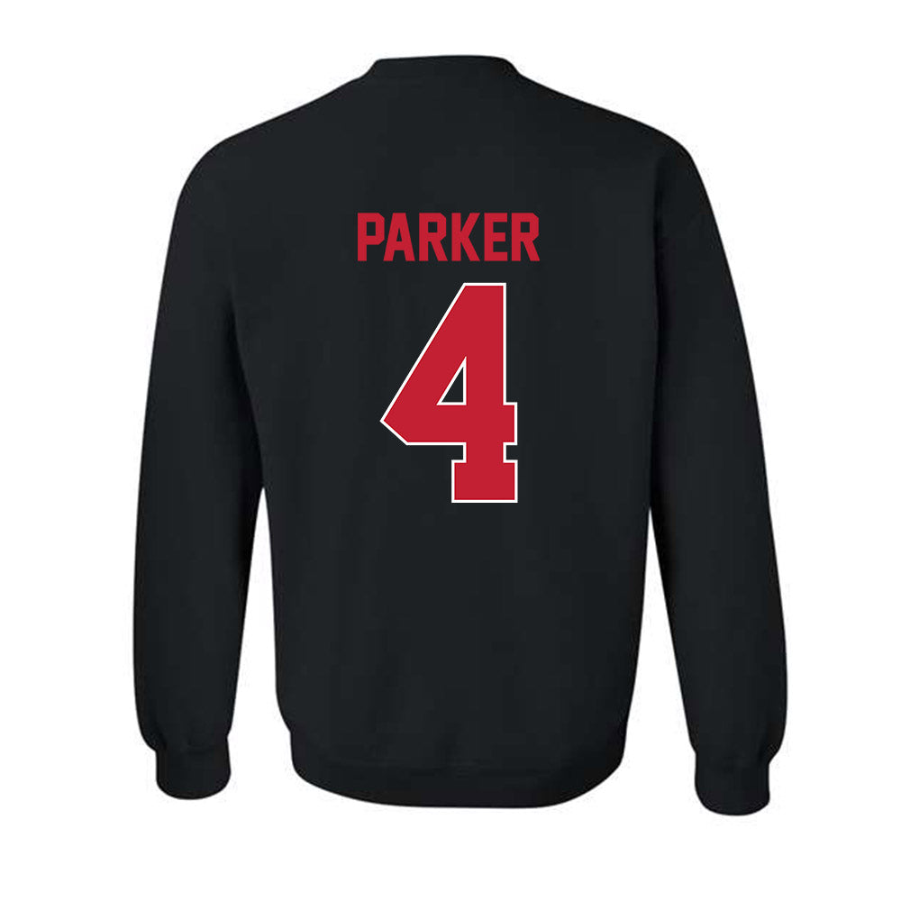 Georgia - NCAA Baseball : Erik Parker - Sports Shersey Crewneck Sweatshirt-1