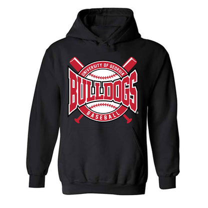 Georgia - NCAA Baseball : Brian Curley - Sports Shersey Hooded Sweatshirt-0