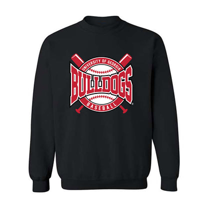 Georgia - NCAA Baseball : Max De Jong - Sports Shersey Crewneck Sweatshirt-0