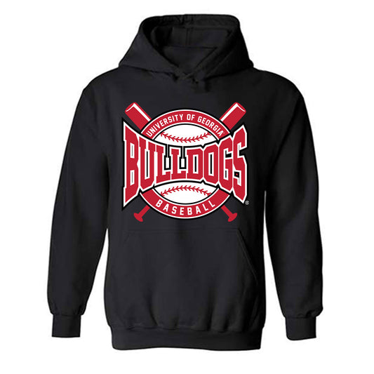 Georgia - NCAA Baseball : Paul Farley - Sports Shersey Hooded Sweatshirt-0