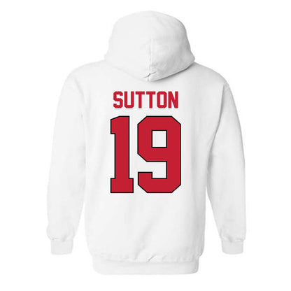 Georgia - NCAA Baseball : Ethan Sutton - Sports Shersey Hooded Sweatshirt-1