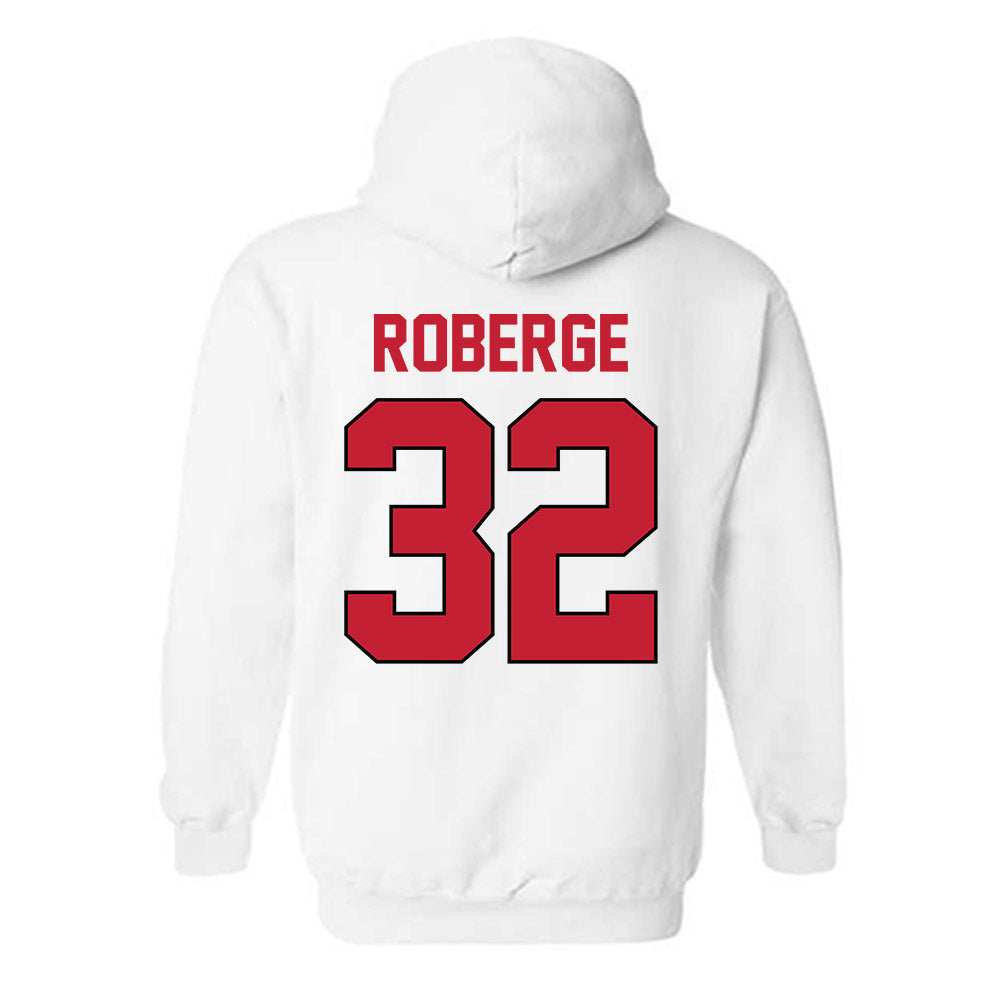 Georgia - NCAA Baseball : Joshua Roberge - Sports Shersey Hooded Sweatshirt-1