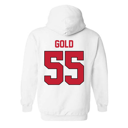 Georgia - NCAA Baseball : Ryan Gold - Sports Shersey Hooded Sweatshirt-1