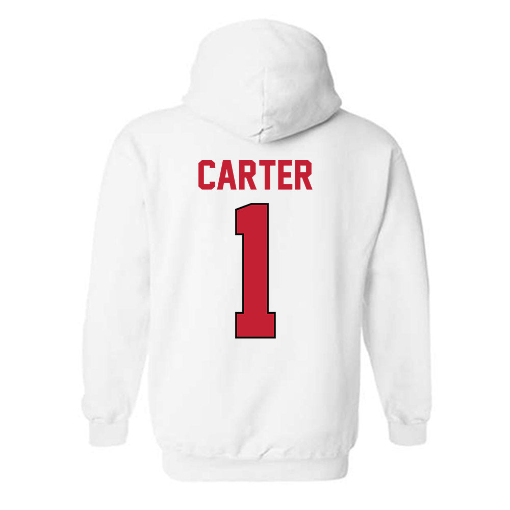 Georgia - NCAA Baseball : Dillon Carter - Sports Shersey Hooded Sweatshirt-1