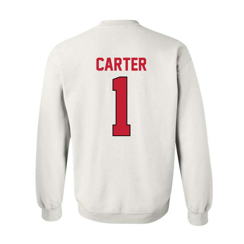 Georgia - NCAA Baseball : Dillon Carter - Sports Shersey Crewneck Sweatshirt-1