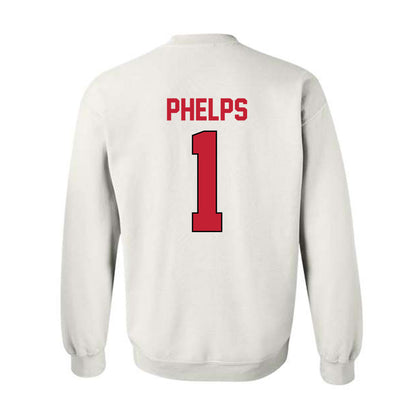 Georgia - NCAA Baseball : Tre Phelps - Sports Shersey Crewneck Sweatshirt-1