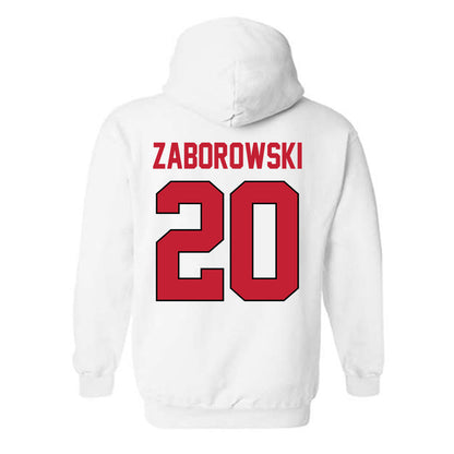 Georgia - NCAA Baseball : Ryland Zaborowski - Sports Shersey Hooded Sweatshirt-1