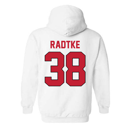 Georgia - NCAA Baseball : DJ Radtke - Sports Shersey Hooded Sweatshirt-1