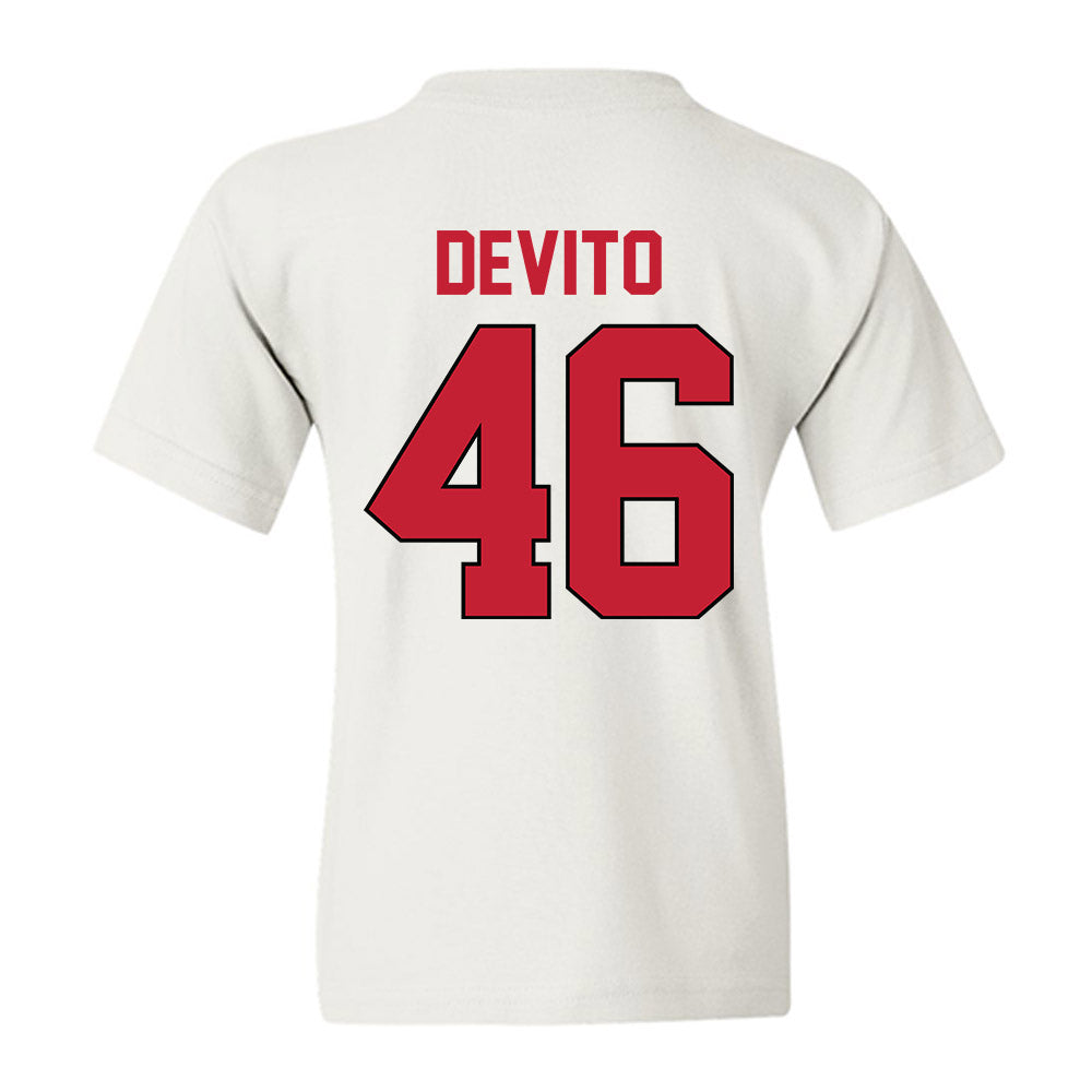 Georgia - NCAA Baseball : Zach DeVito - Sports Shersey Youth T-Shirt-1