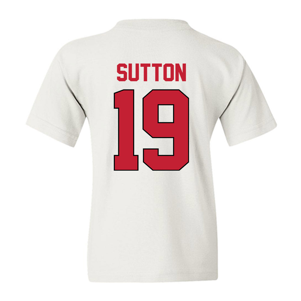 Georgia - NCAA Baseball : Ethan Sutton - Sports Shersey Youth T-Shirt-1