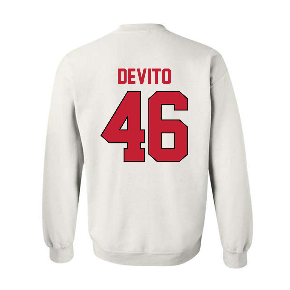 Georgia - NCAA Baseball : Zach DeVito - Sports Shersey Crewneck Sweatshirt-1