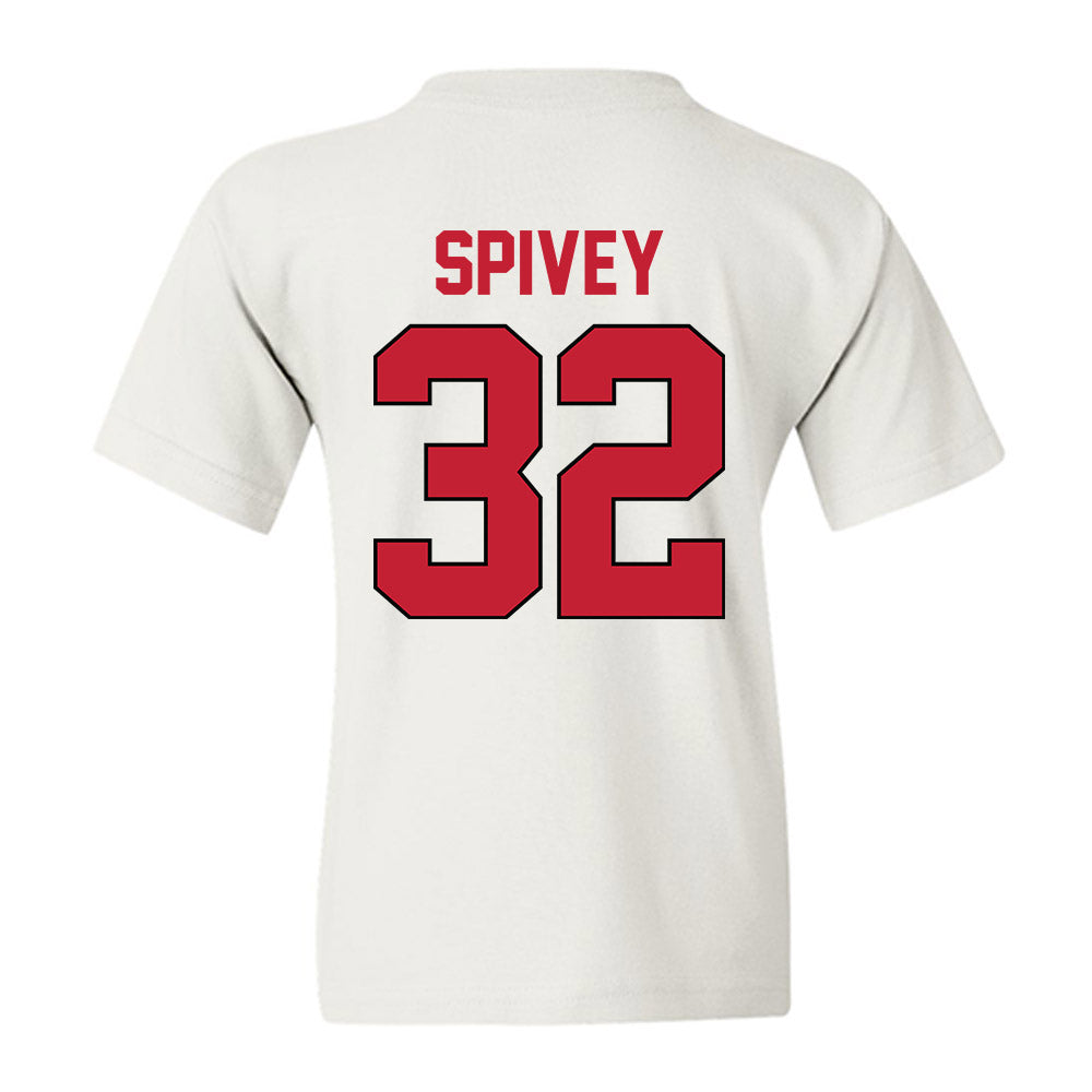 Georgia - NCAA Baseball : Logan Spivey - Sports Shersey Youth T-Shirt-1