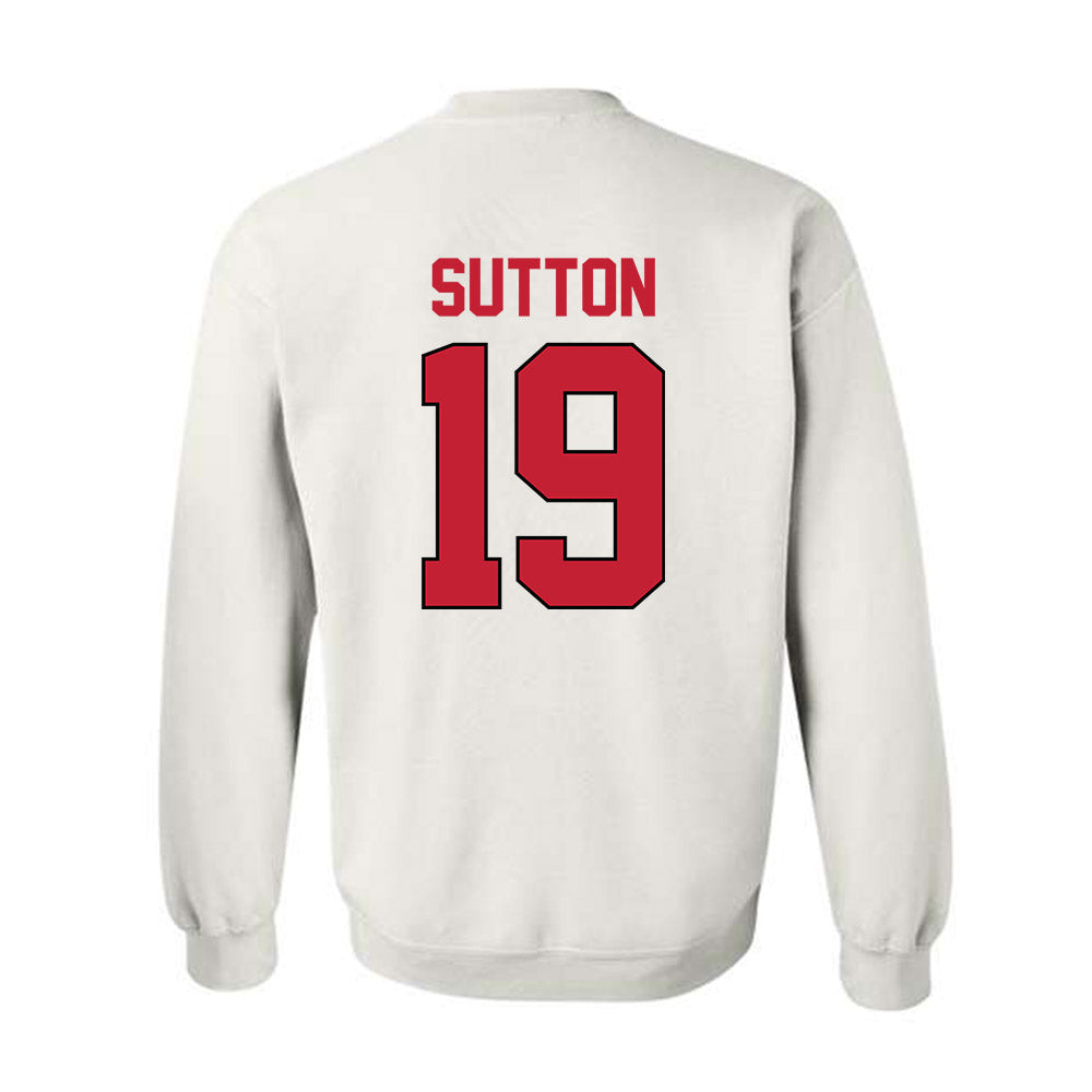 Georgia - NCAA Baseball : Ethan Sutton - Sports Shersey Crewneck Sweatshirt-1