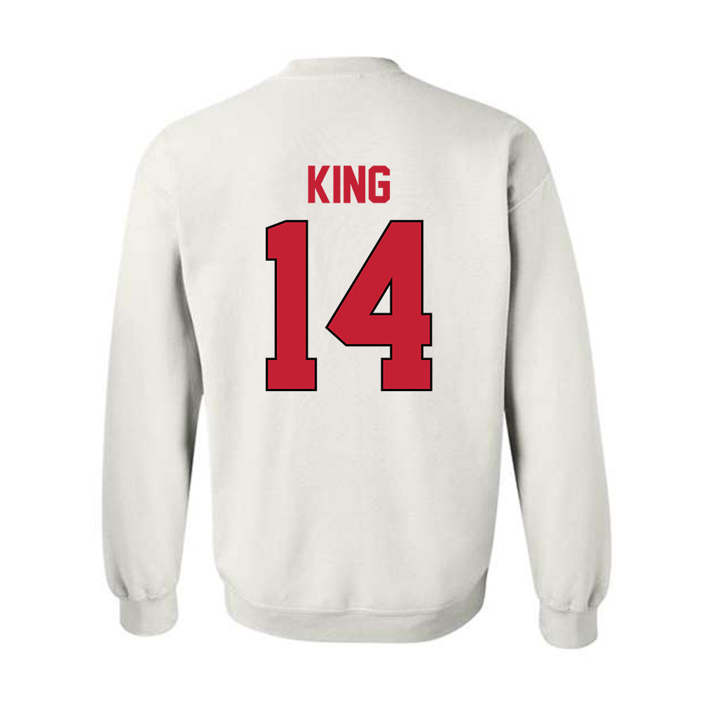 Georgia - NCAA Baseball : Trey King - Sports Shersey Crewneck Sweatshirt-1