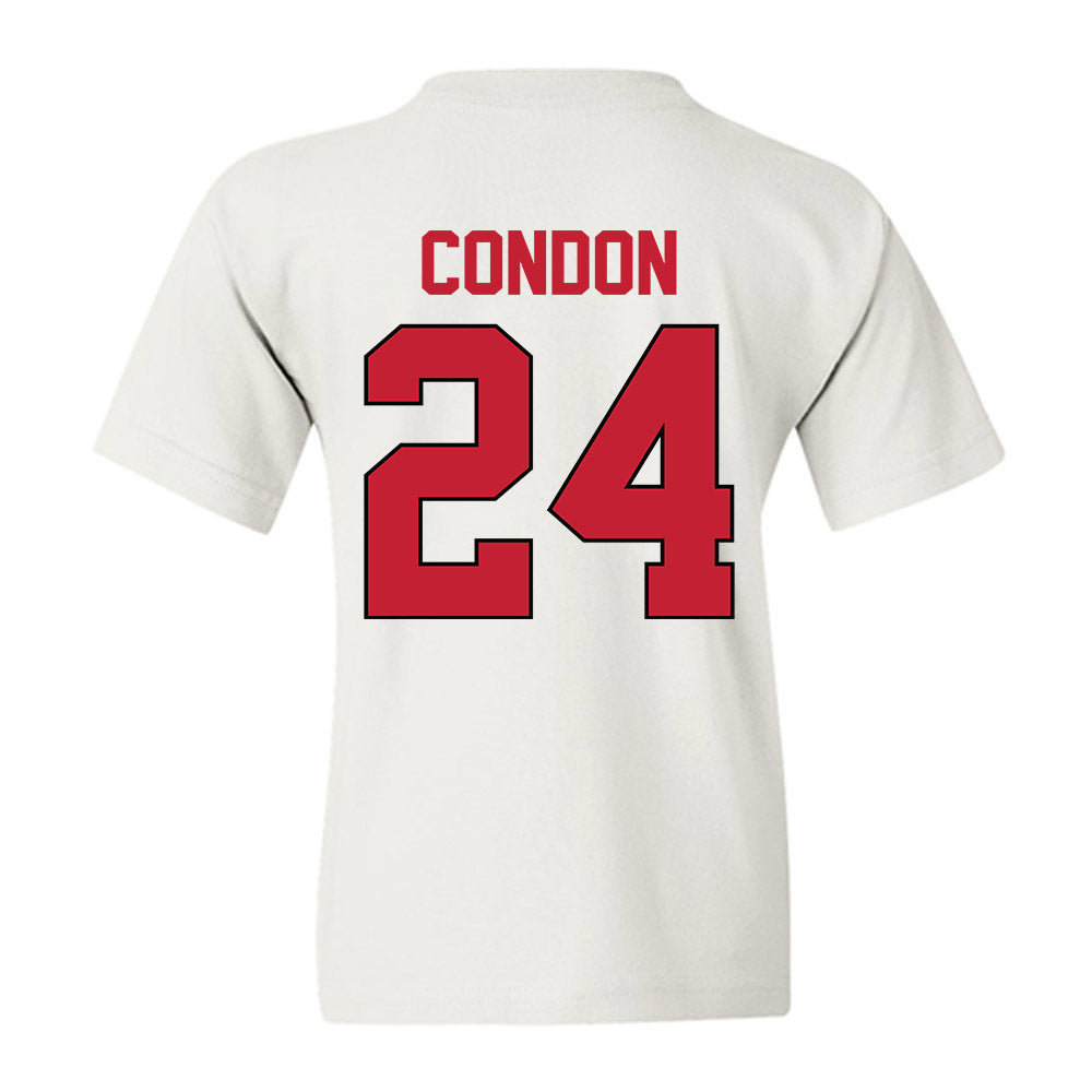 Georgia - NCAA Baseball : Charlie Condon - Sports Shersey Youth T-Shirt-1