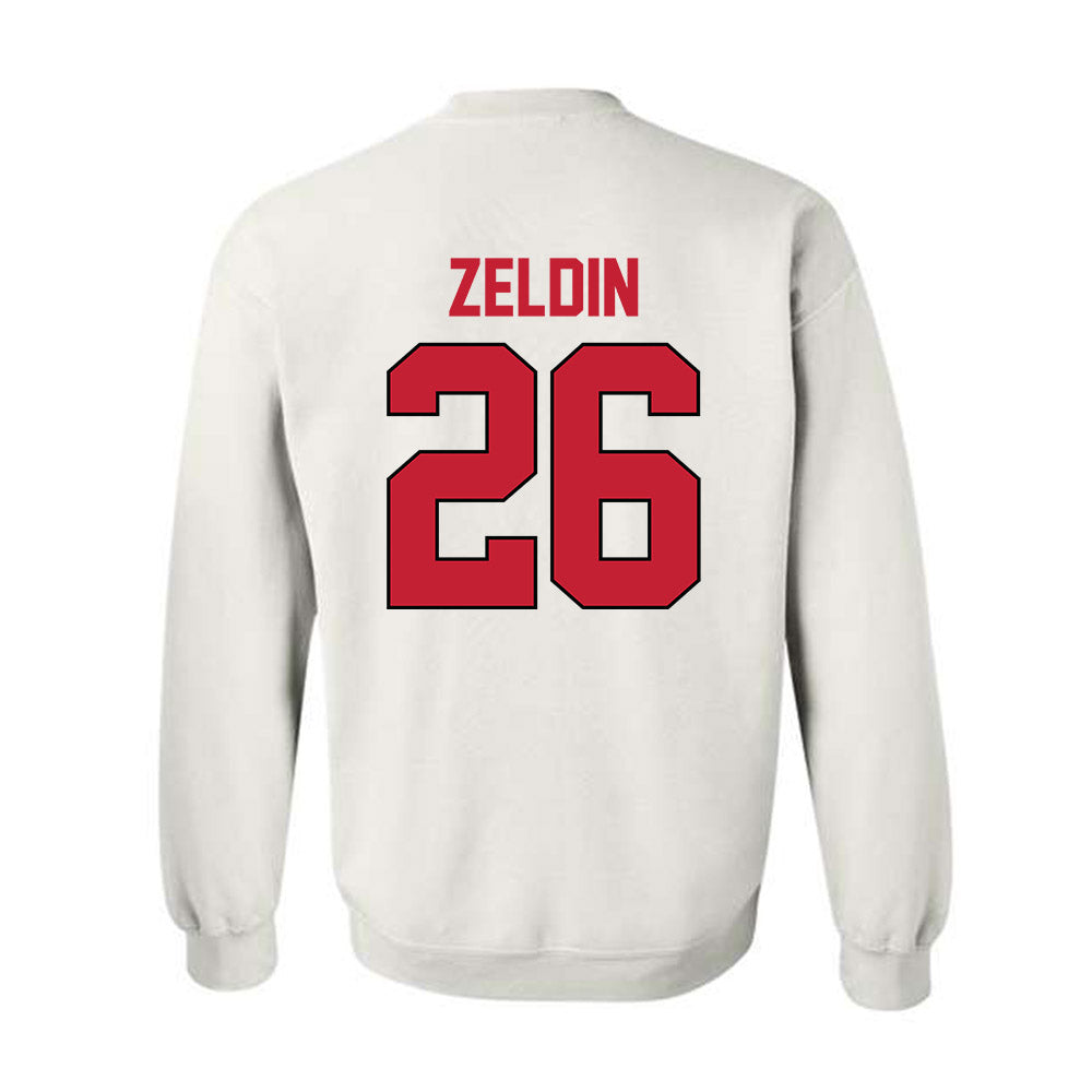 Georgia - NCAA Baseball : Brian Zeldin - Sports Shersey Crewneck Sweatshirt-1