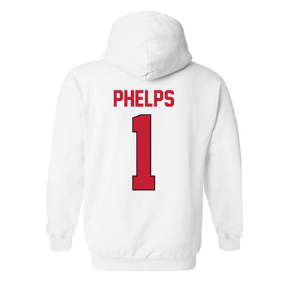 Georgia - NCAA Baseball : Tre Phelps - Sports Shersey Hooded Sweatshirt-1