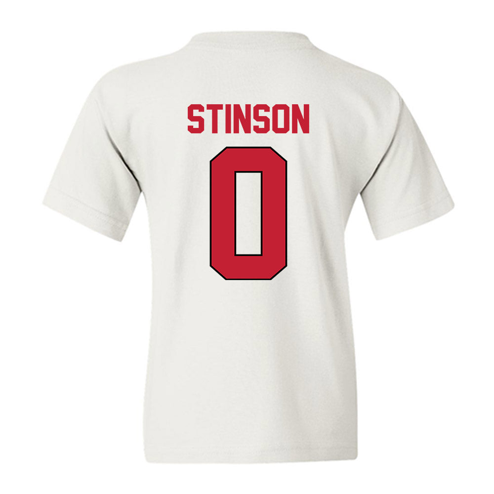 Georgia - NCAA Baseball : Josh Stinson - Sports Shersey Youth T-Shirt-1