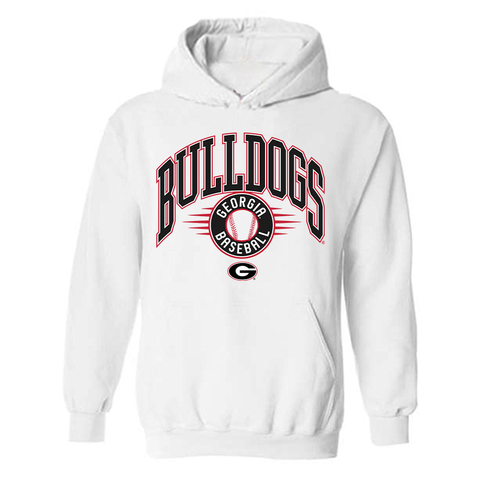 Georgia - NCAA Baseball : Paul Farley - Sports Shersey Hooded Sweatshirt-0