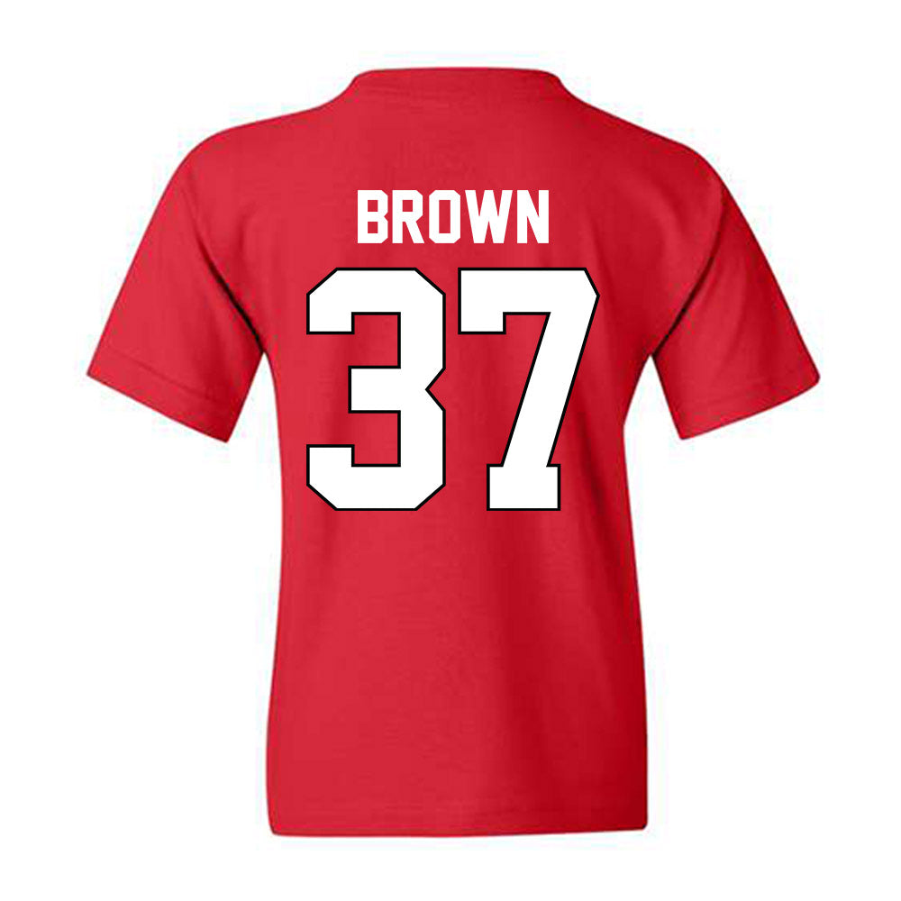 Georgia - NCAA Baseball : Zachary Brown - Sports Shersey Youth T-Shirt-1