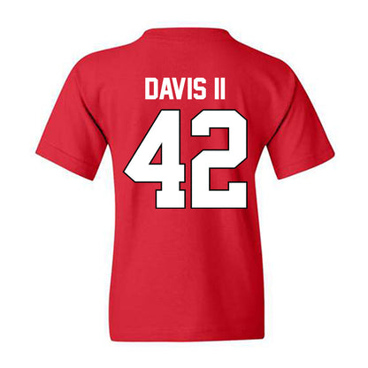 Georgia - NCAA Baseball : Alton Davis II - Sports Shersey Youth T-Shirt-1
