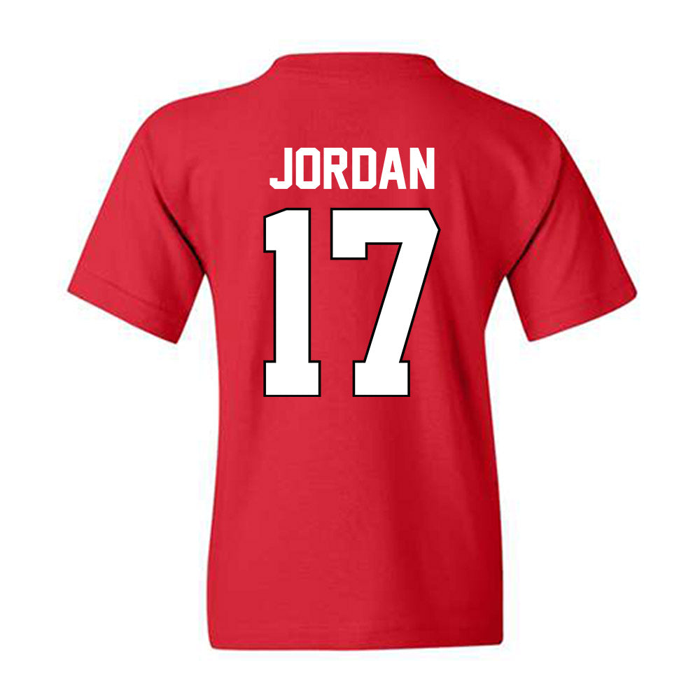 Georgia - NCAA Baseball : Logan Jordan - Sports Shersey Youth T-Shirt-1