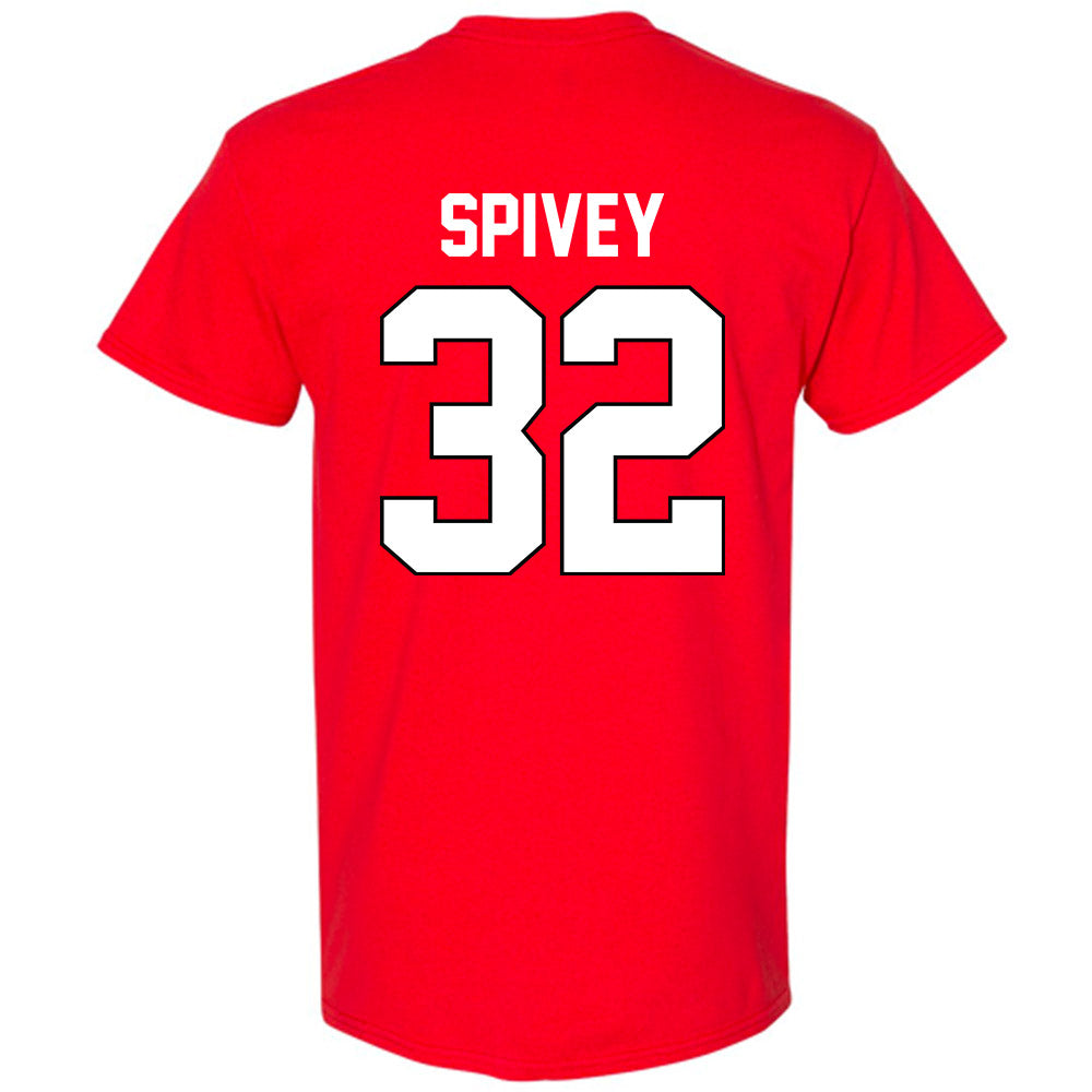 Georgia - NCAA Baseball : Logan Spivey - Sports Shersey T-Shirt-1